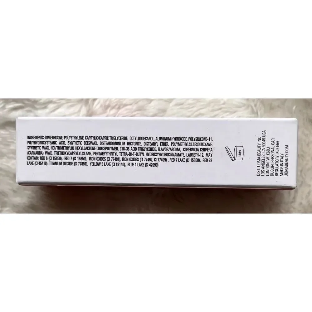 NIB UOMA Beauty Badass Icon Concentrated Matte Lipstick in Diana - Brick Red